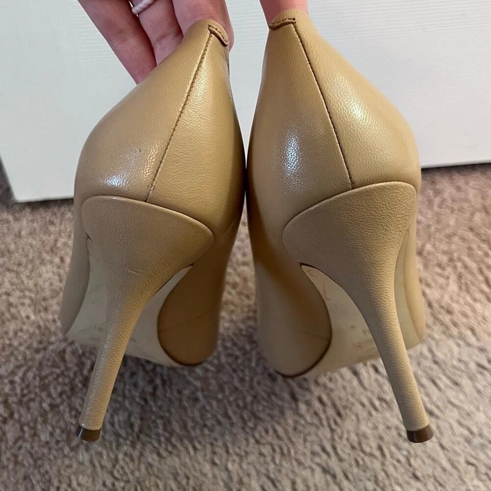 Nine West Flax Pump Beige Heels Size 10 - Picture 5 of 7